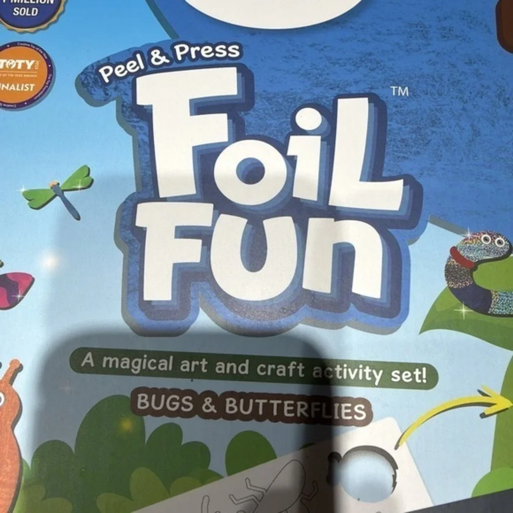 Skillmatics Peel & Press‎ FOIL FUN  Bugs & Butterflies NEW & Sealed 4-9 Y.   697